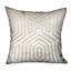 Coussin décoratif de luxe géométrique en velours Plutus céruléen-331268321-331268349-355093525