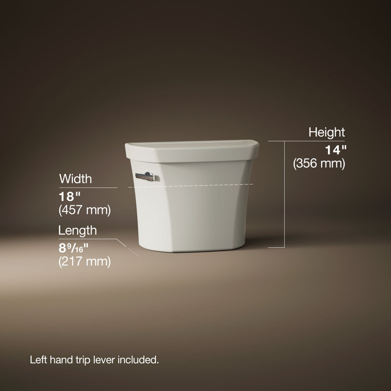 Réservoir Highlinetoilet, 1,0 Gpf, Biscuit