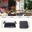 Barbecue électrique de comptoir à brûleur simple pliable d'intérieur / extérieur l 14,4 "x P 12,2" VEVOR