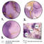 «Mauve et or», encre de marbre, art mural - Fractales-951881039-903566764
