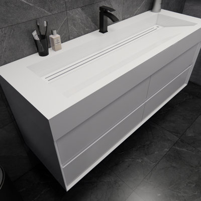 Ensemble de meuble-lavabo simple 59 po Albizu