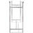 Nathanial 60'' Metal Clothing Rack