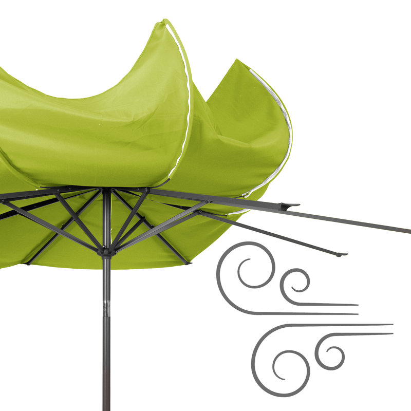 Parasol de marché 9,8 pi Bryn, Vert lime