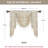 Damask Window Valance in Beige-93535638