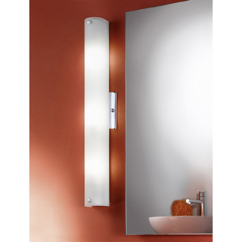 Applique murale chromée à 1 lumière Presley, H 23,25 po x l 2,75 po