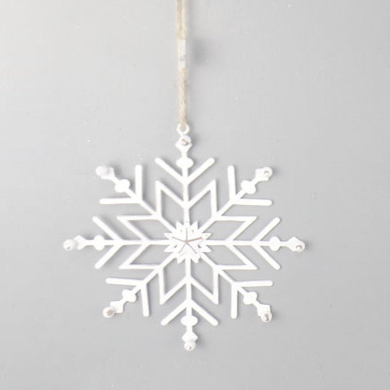 Ornement suspendu flocon de neige