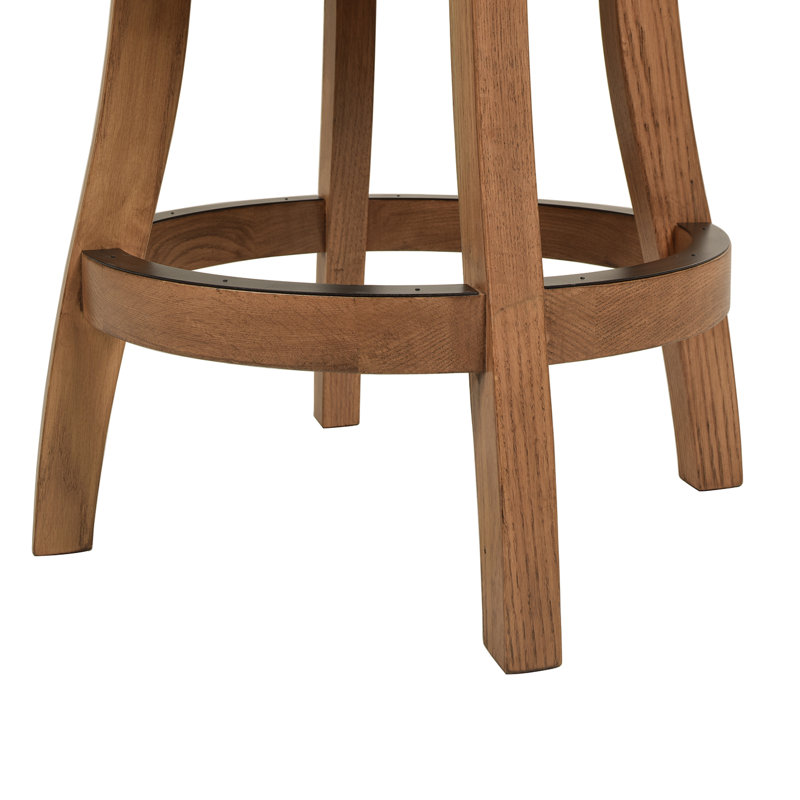 Tabouret tournant 30 "avec accoudoirs Boden-Rose, Tabouret de comptoir (siège d'une hauteur de 27 p