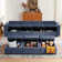 117.3" Large - Sized 4 Seaters Storage Modular Sofa Anti Scratch with 3 Ottomans