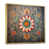 Toile avec cadre flottant or