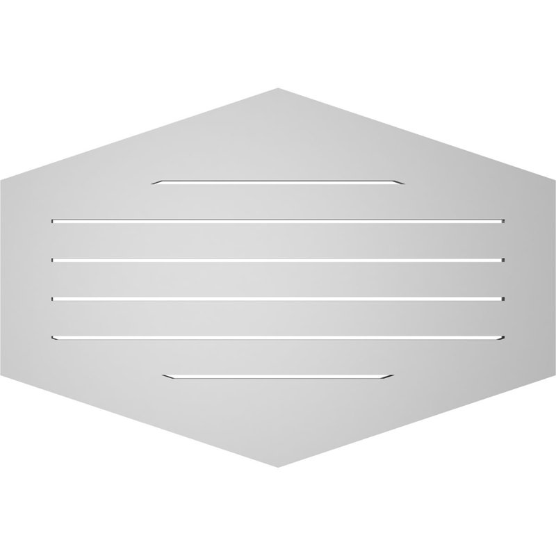 Pente verticale verticale en uréthane 4 pi, H 26 po x l 38 po x P 1 po
