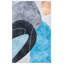 Tapis gris foncé / turquoise Bennita 837-1488802785