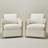 Holl Two Pieces 30" Wide Performance Fabric Upholstered Swivel Chair, No Assembly Required-1864418307