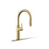 Kohler Crue Single Handle Pull Down Kitchen Faucet with Three-Function Pull Down Sprayer
