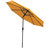 Delaplaine 9' Solid Octagon Market Umbrella with Push-Button Tilt - Gold-2009677773