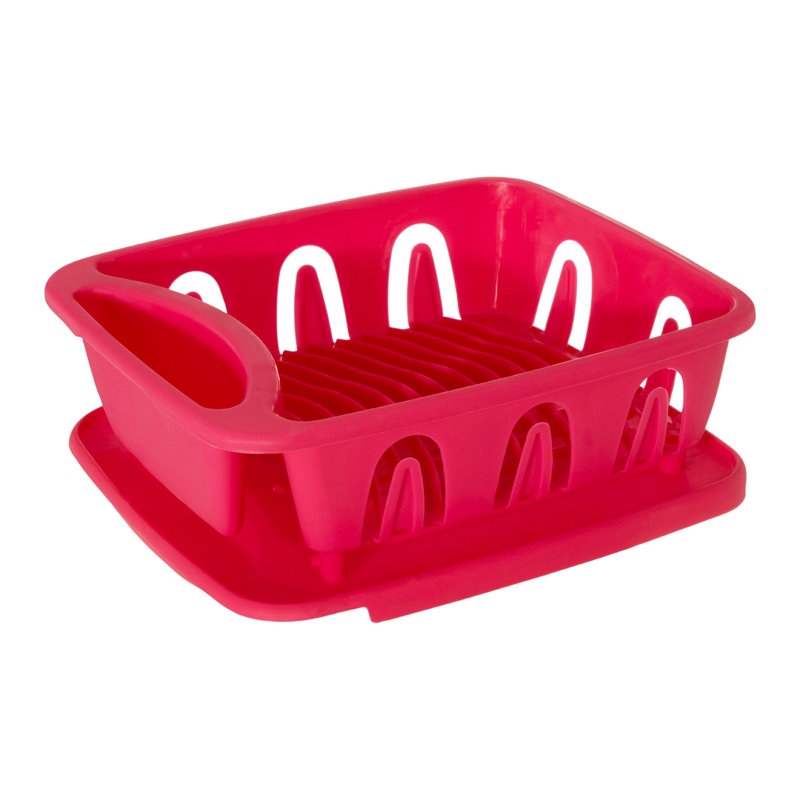 Deroche Dish Rack, Hot Pink