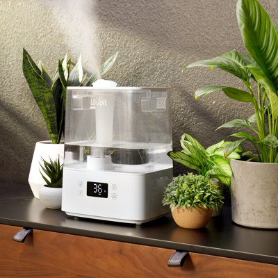 Levoit 1.58 gal. Cool Mist Ultrasonic Tabletop Humidifier with Adjustable Humidistat for 505 cu. ft.