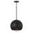 Luminaire suspendu sphère noire à 1 lumière Dolby
