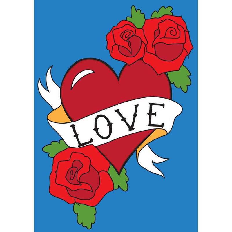 Cecilya Double Sided 18'' H x 13'' W Polyester Garden Flag, 42" H x 29" W