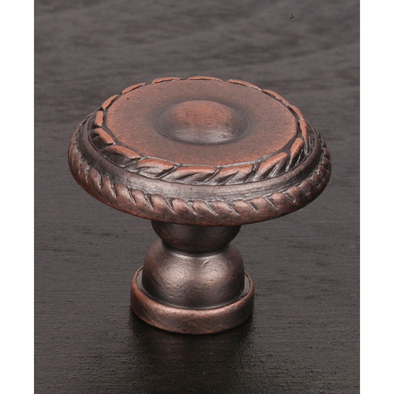 CK Series Mushroom Knob, Distressed Copper, Small