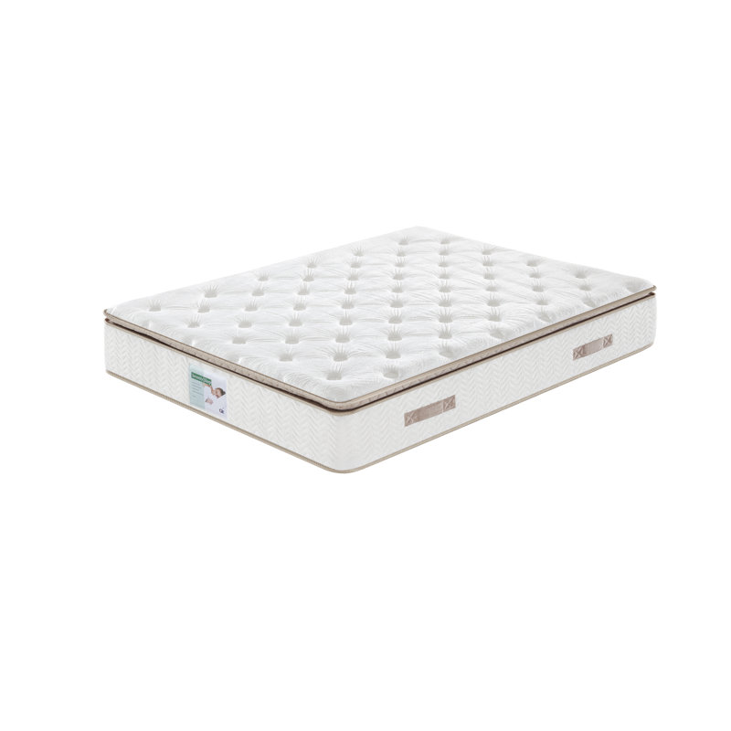 M Furniture Pillow Top Pocket Sprung Mattress, Super King (6')