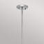 Plewak 1 - Light Chrome Teardrop Pendant-25305071-25305070