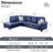 Bawan Faux Leather L-Shaped Sectional-2029014145-2029014198