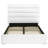 Dulcey White Upholstered Full Platform Bed