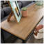 Console, finition brune