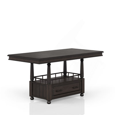 Deep Coffee Counter Height Dining Table