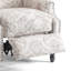 Ameiah 74 cm W Upholstered Wing Back Manual Push Back Recliner with Naihead Trims-536697366