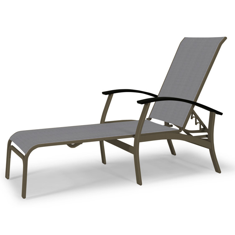 Askar Outdoor Rust-Resistant Metal Chaise Lounge