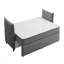 Lit gigogne escamotable en tissu avec rangement-1398034721