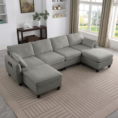 Canapé modulaire en chenille