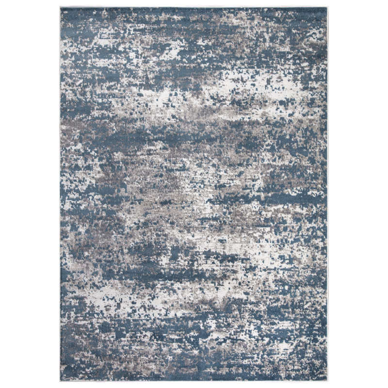 Abstract Indoor Rug, Rectangle 7'10" x 9'10"