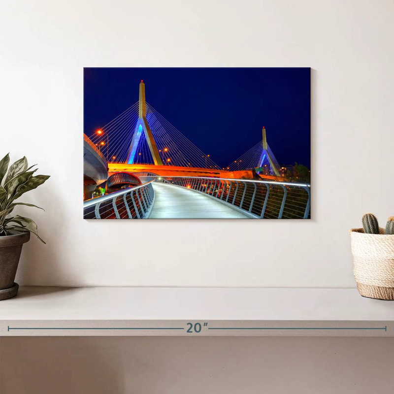 Pont patriotique Zakim, H 8 po x l 12 po