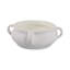 Bougie décorative bol décoratif - Bougie élégante moderne pour bibliothèque, table basse, chambre à coucher et décor de salon - 12 po, blanc
