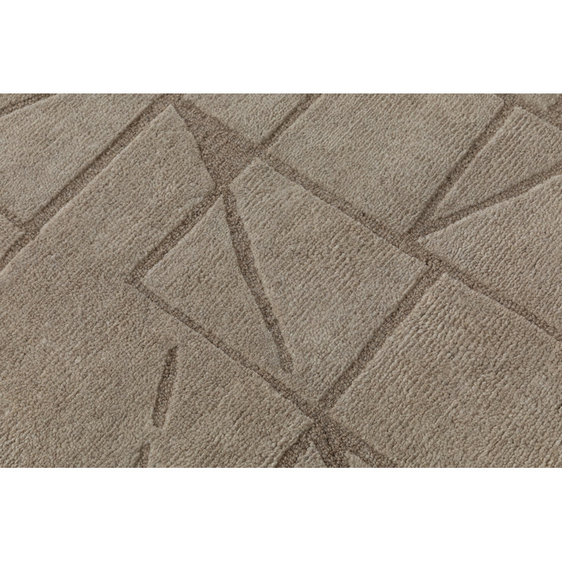 Lira Hand Tufted Wool Flurry Rug, Rectangle 7'6" x 9'6"