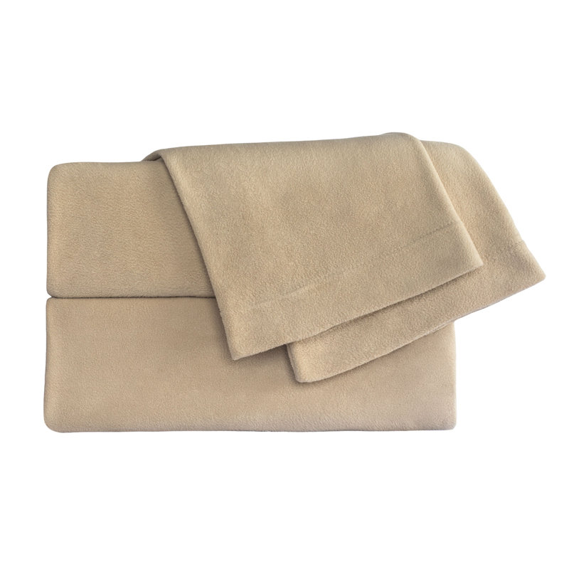 Soft Lux MicroFleece Sheet Set, Steel Gray, California King Sheet Set+Fitted Sheet+2Pillowcase