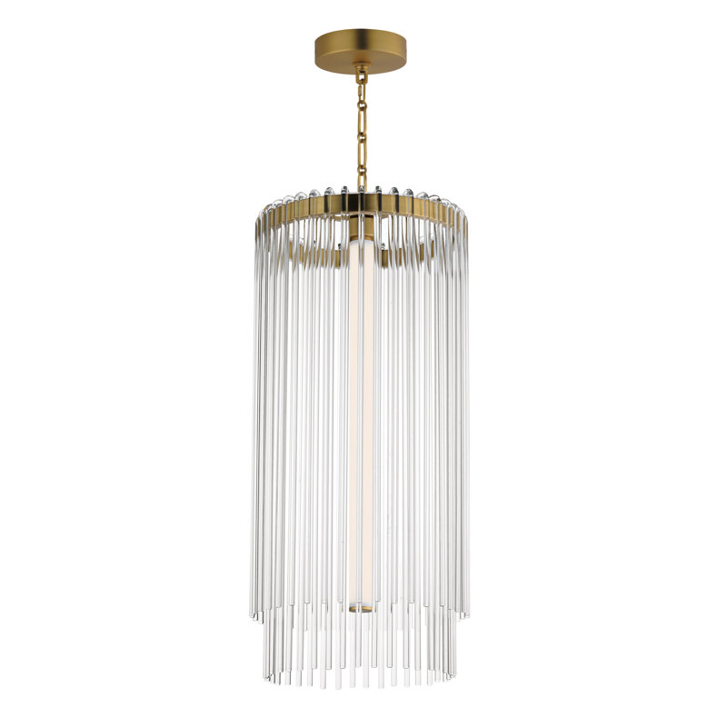 Luminaire suspendu pour Reiner Reiner entrée, Laiton vieilli naturel