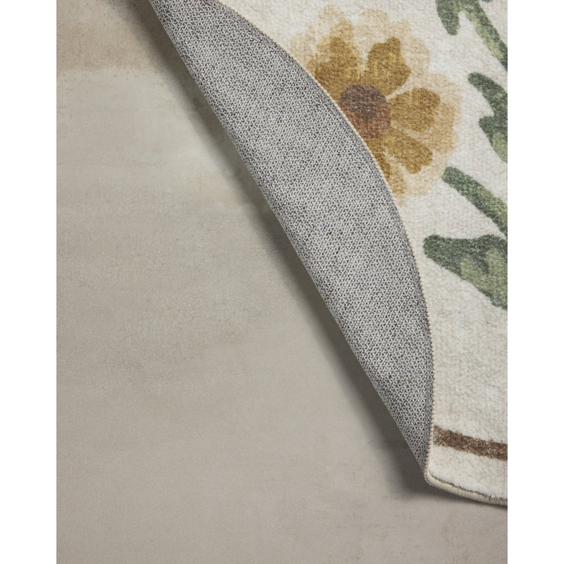Clove Bath Mat, Ivory / Yellow