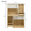 Meuble moderne pour chat 2 en 1, table d'appoint pour litière pour chat, maison pour chat avec rangement, pour 2 petits et moyens chats