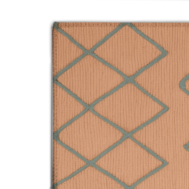 Tapis brun intérieur et extérieur Trellis, Rectangulaire 2 pi x 3 pi