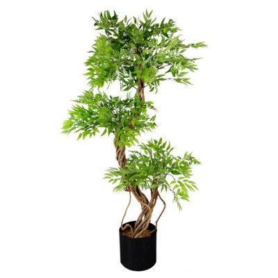 140cm Faux Tree in Metal Planter