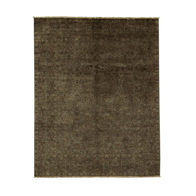 Marquis Wool Oriental Area Rug in Brown