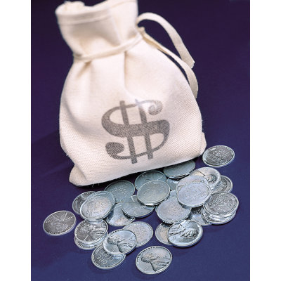 American Coin Treasures Metal Cash Bag