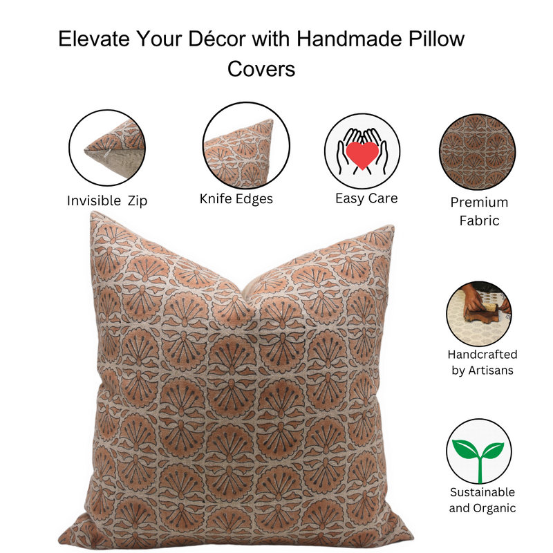 Linen Square Indoor/Outdoor Pillow Cover, Square, 20" x 20"