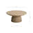 Tithi Single Round Coffee Table with Stone Effect for Indoor Outdoor Use and Contemporary Style-2048009207-2048000112