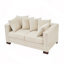 Causeuse rembourrée en velours Living-903102341