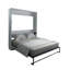 Grand lit escamotable en bois massif Johnniemae-1168875452