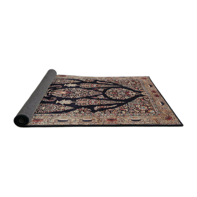 Bleu adamma/gris/rouge Tapis décoratif, Rectangle 6 pi x 9 pi